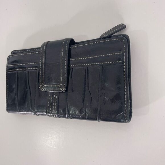 Fossil Black Leather Wallet - Picture 4 of 7